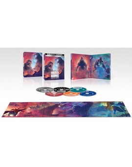  Godzilla/Kong 5-Film Collection (2014-2024) 4K UHD + Disco de extras
