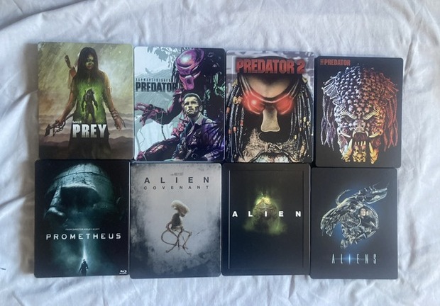 Mi colección actualizada Steelbook Predator/Alien