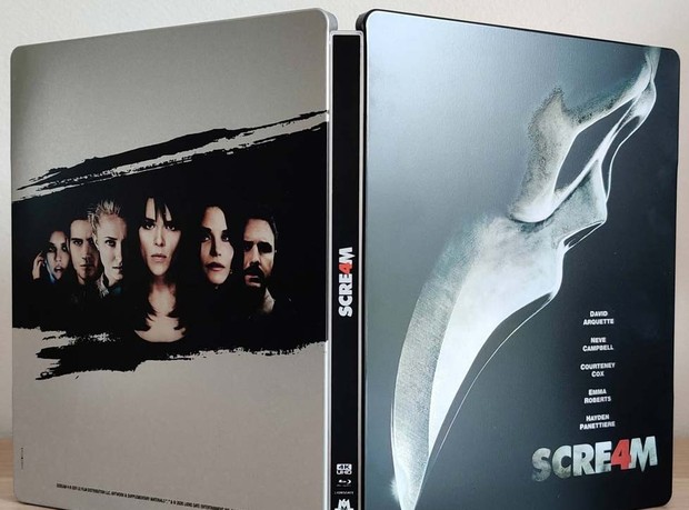 Steelbook 4K francés con relieves de SCREAM 4 (1)