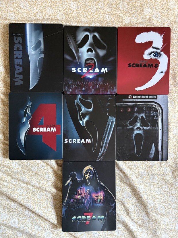 Colección metálica completada (por ahora) de Scream