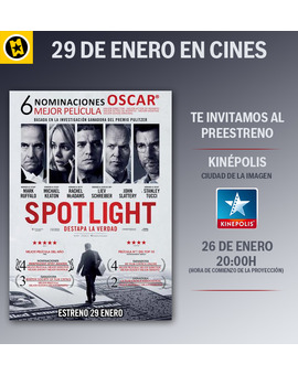 Sorteo | Spotlight, entrada doble en Madrid