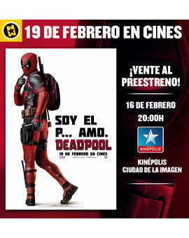 Sorteo | Entrada doble de "Deadpool" para el 16 en Madrid
