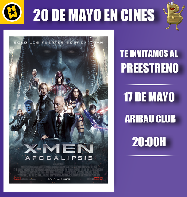 Sorteo | 2 Entradas dobles para el pre-estreno de X-MEN: APOCALIPSIS en Barcelona