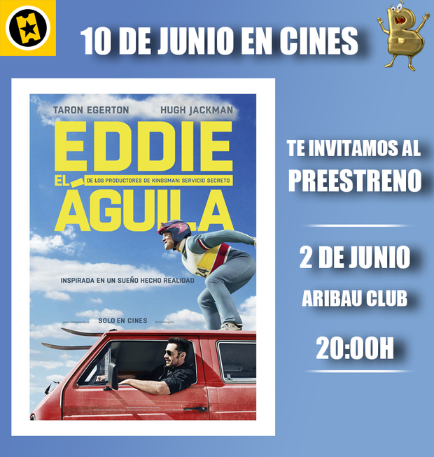 Sorteo | Entrada doble para el preestreno de "Eddie The Eagle"