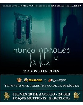 Sorteo de 2 entradas dobles para "Nunca apagues la luz"