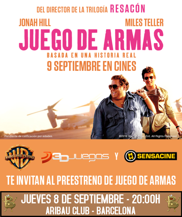 Sorteo 2 entradas dobles para "Juego de Armas" en Barcelona