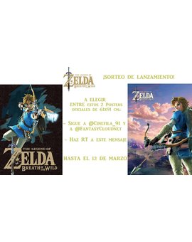 SORTEO | Póster de "Zelda Breath of the Wild", con motivo del lanzamiento