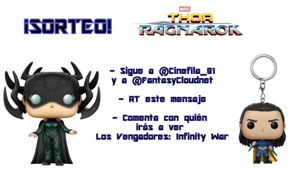 Sorteo de un Funko Pop! de Hela y un Funko Llavero de Loki