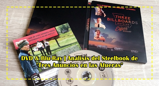 Análisis del Steelbook de "Tres Anuncios en las Afueras"