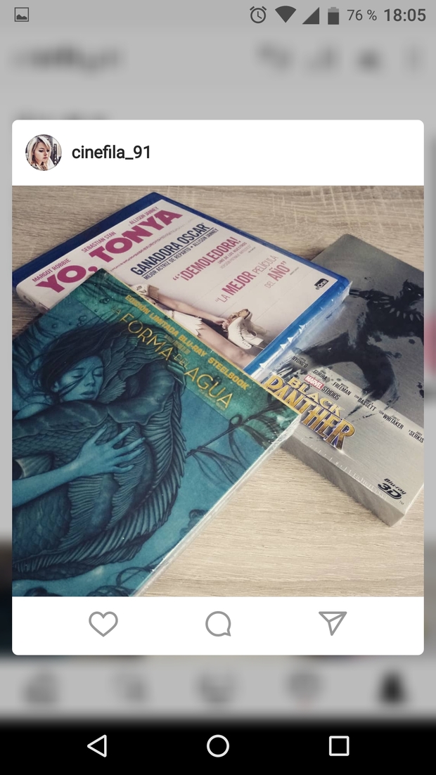 19.06.18 | Las tres de hoy: "Black Panther", " The Shape of Water" & "I, Tonya".