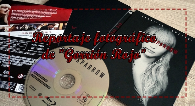 Reportaje fotográfico del Steelbook de "Gorrión Rojo"