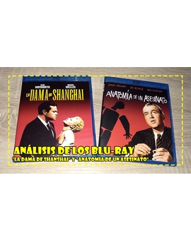 Análisis de los Blu-Rays de "Anatomía de un asesinato" y "La dama de Shanghai"