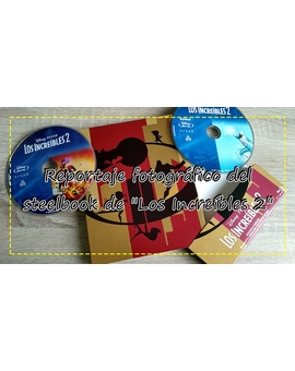 Reportaje fotográfico del steelbook de "Los Increíbles 2"