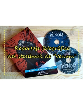 Reportaje fotográfico del Steelbook de "Venom" (de venta exclusiva en Game)