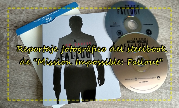 Reportaje fotográfico del steelbook de "Mission Impossible Fallout"