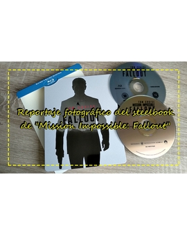 Reportaje fotográfico del steelbook de "Mission Impossible Fallout"