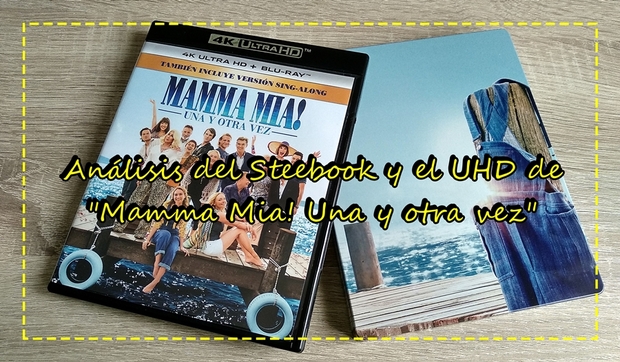 Análisis del Steelbook Blu-ray y del UHD de "Mamma Mia! Una y otra vez"