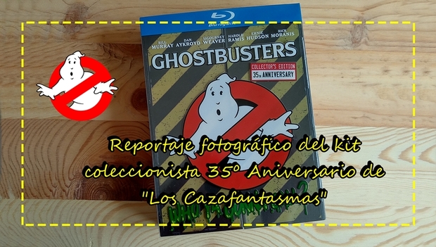 Reportaje fotográfico del pack/kit coleccionista 35º Aniversario de "Ghostbusters"