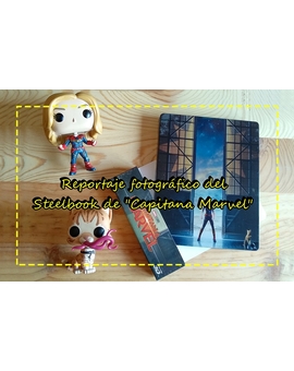 Reportaje fotográfico del Steelbook 3D de "Capitana Marvel"