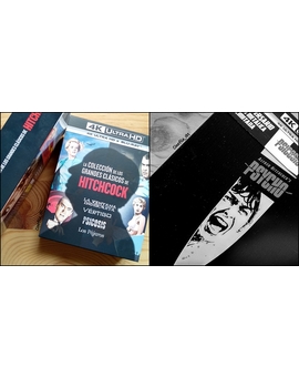Reportaje fotográfico del Pack 4K de Hitchcock y el Steelbook 4K de Psicosis