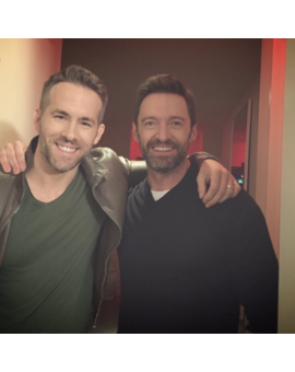 Hugh Jackman sube esta foto a su Twitter. ¿Cameo de Loberzo en Deadpool?