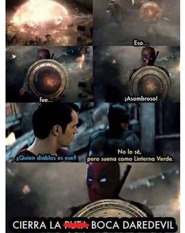 Un poco de humor entre superhéroes