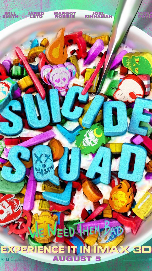 Póster IMAX de Escuadrón Suicida