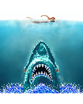 Vídeo: "Tiburón" reimaginada como un juego de 8 bits 