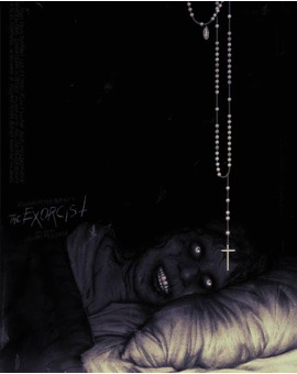 Malrrollero póster de 'El exorcista creado por el artista Sam Wolfe
