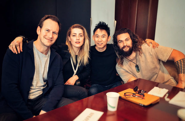 'Aquaman': James Wan publica una foto con el reparto encabezado por Jason Momoa