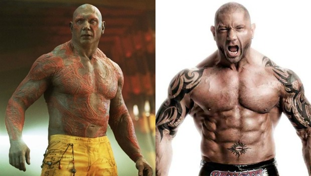 La rebuscada técnica de Dave Bautista para desmaquillarse y no arrancarse la piel en el intento en 'Guardianes de la Galaxia Vol. 2'
