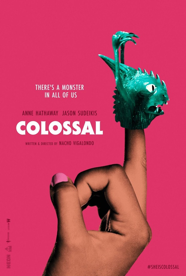 "Colossal": genial póster oficial de lo nuevo de Nacho Vigalondo 