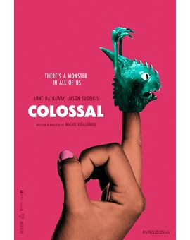 "Colossal": genial póster oficial de lo nuevo de Nacho Vigalondo 