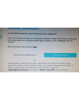 Regalo en agradecimiento por vuestras felicitaciones