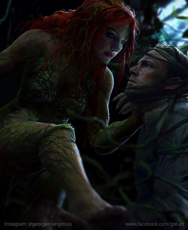 Espectacular fan-art de Brice Dallas Howard como Hiedra Venenosa