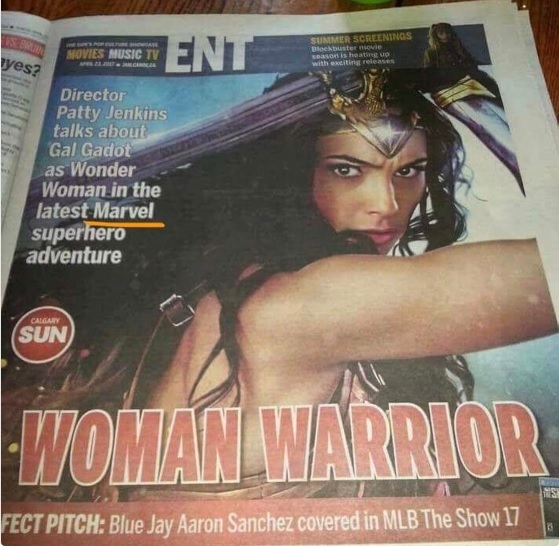 Wonder Woman se pasa a Marvel