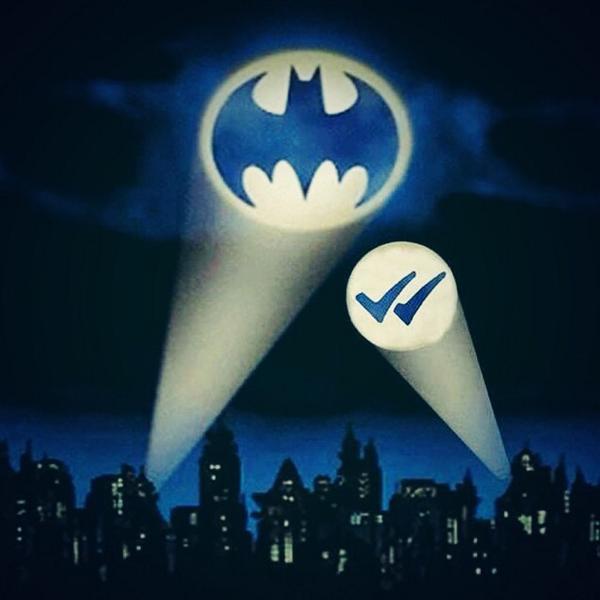 Video. Así es el Whatsapp de Batman