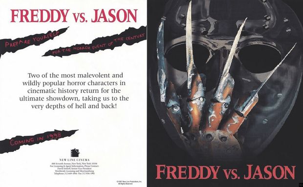 "Freddy vs Jason": El tráiler de ventas ve la luz 20 años después