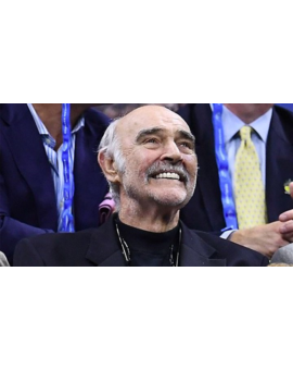 Sean Connery reaparece en público en el partido de Federer y Tiafoe del US Open de tenis