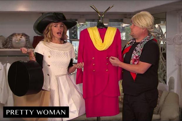 Julia Roberts y James Corden recrean la filmografía de la actriz 