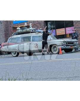 'Cazafantasmas 3': Primer vistazo al Ecto-1 en el rodaje de la nueva entrega
