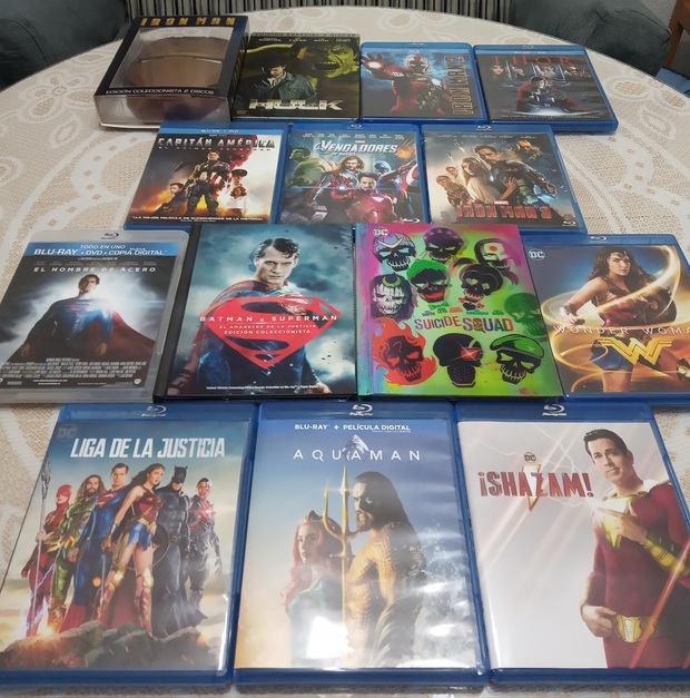 7 contra 7. Marvel vs DC