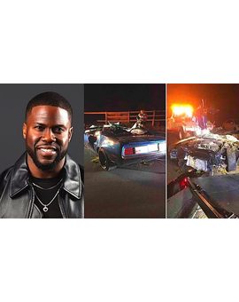 Kevin Hart, hospitalizado y gravemente herido tras un brutal accidente de coche