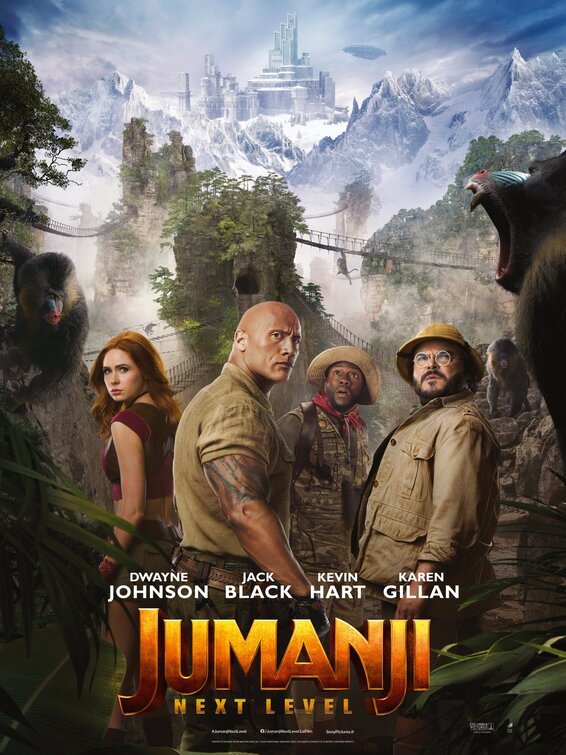 Nuevo póster para “Jumanji: Siguiente nivel”