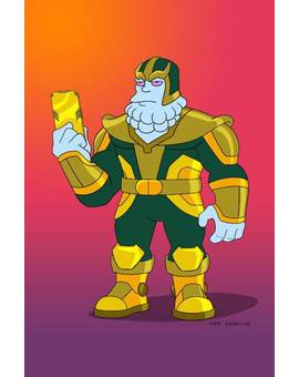 Los Simpson reciben a Thanos, Kevin Feige y los hermanos Russo