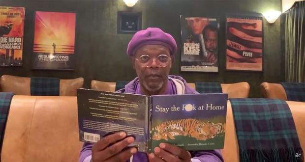 Samuel L. Jackson nos lee desde casa para soportar este encierro