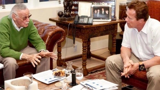 Schwarzenegger rendirá homenaje a Stan Lee convirtiéndose en un superhéroe de guardería en una serie