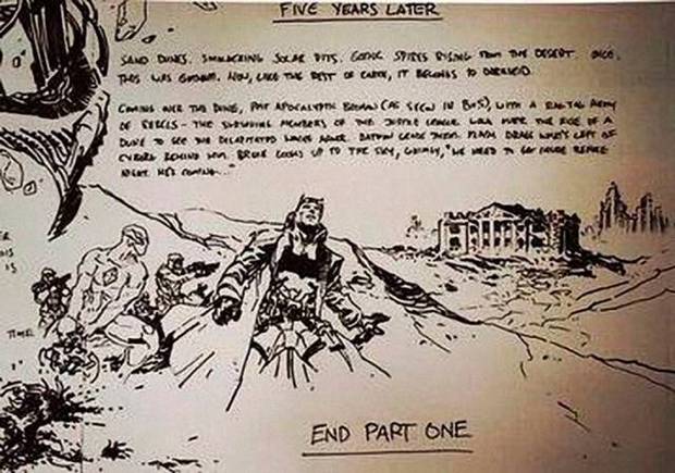 Así es el storyboard del final original de 'Justice League Part 1'