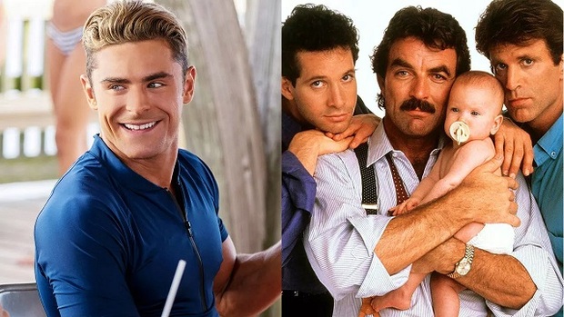 Zac Efron protagonizará el remake de 'Tres hombres y un bebé' para Disney+