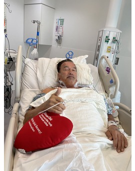 Arnold Schwarzenegger se recupera de una operación de corazón